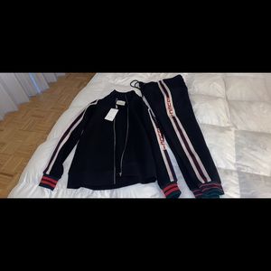 New Men’s Gucci tracksuit black small